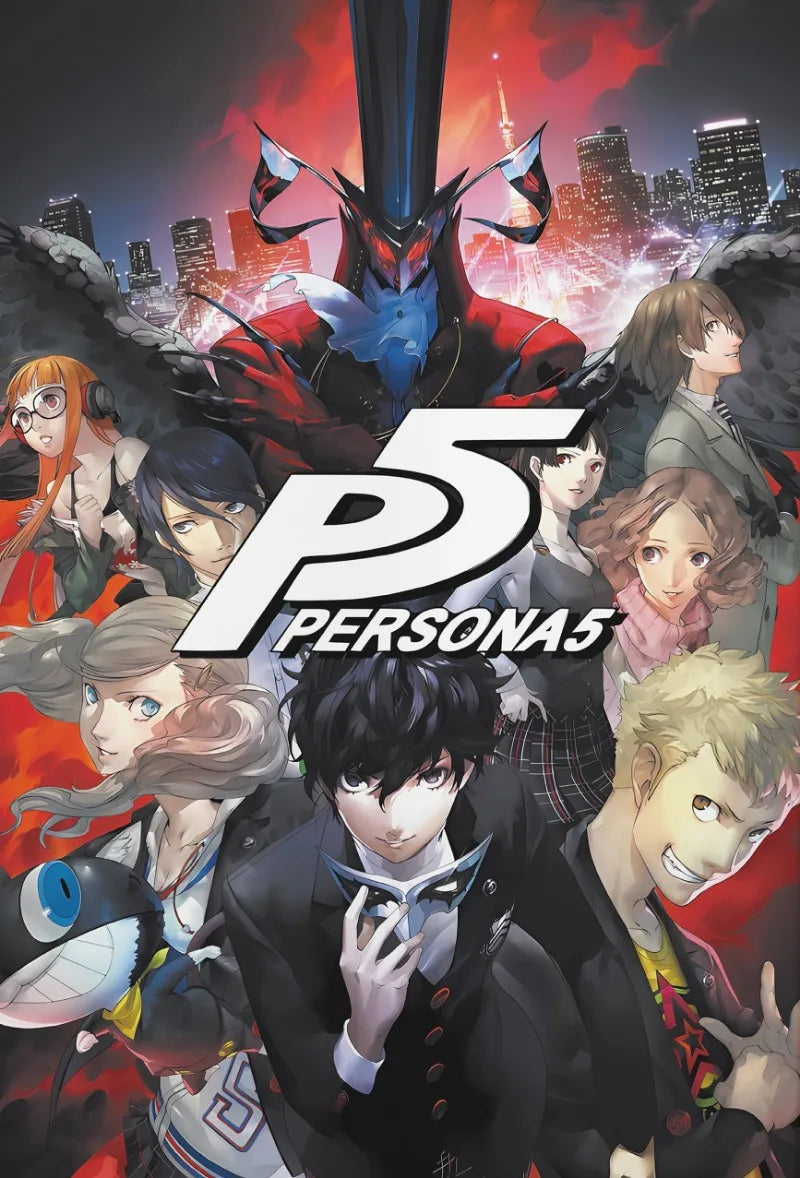 Poster Persona P5 Games Print · Decoración Setup Gamer y Escritorio