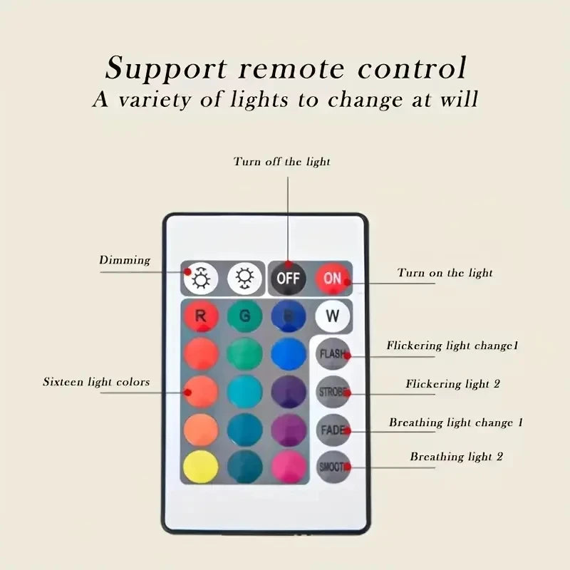 Lámpara LED Water Ripples Galaxy · Iluminación Setup Gaming 12CM