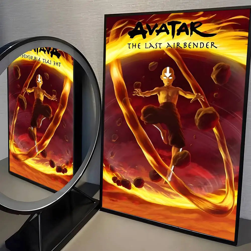 Poster Avatar The Last Airbender · Decoración Setup Gamer y Escritorio