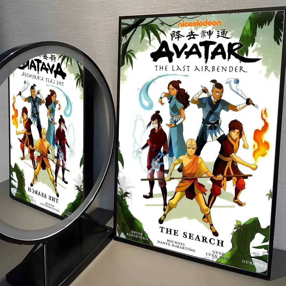 Poster Avatar The Last Airbender · Decoración Setup Gamer y Escritorio