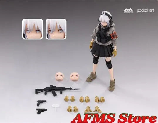 Figura HASUKI PA003 PA004 1/12 6Inch · Decoración Setup Gamer y Escritorio