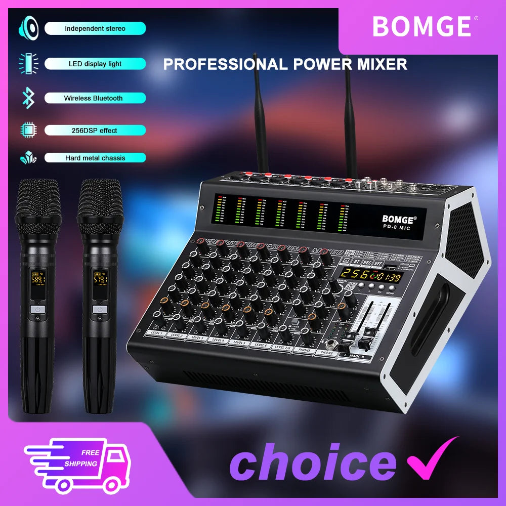 Micrófono mixer Channel 256DSP · Sonido Gaming