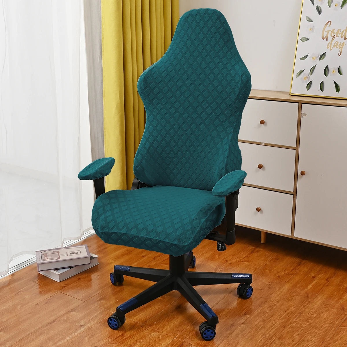Funda Impermeable para Silla Gaming Negra · Tamaño Universal Reclinable