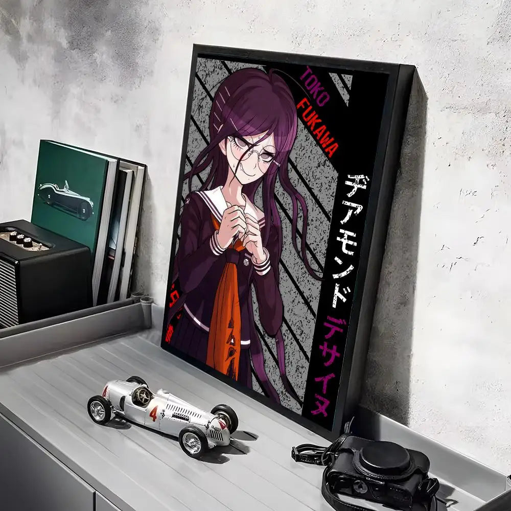 Poster Game D_DanganRonpaS Stickers Mural · Decoración Setup Gamer y Escritorio