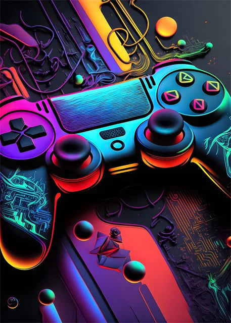 Neón LED Game Art Pictures · Iluminación Setup Gaming