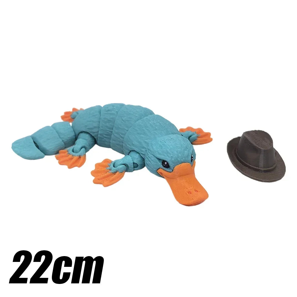Figura Articulated Platypus Printed Multi-Joint · Decoración Setup Gamer y Escritorio