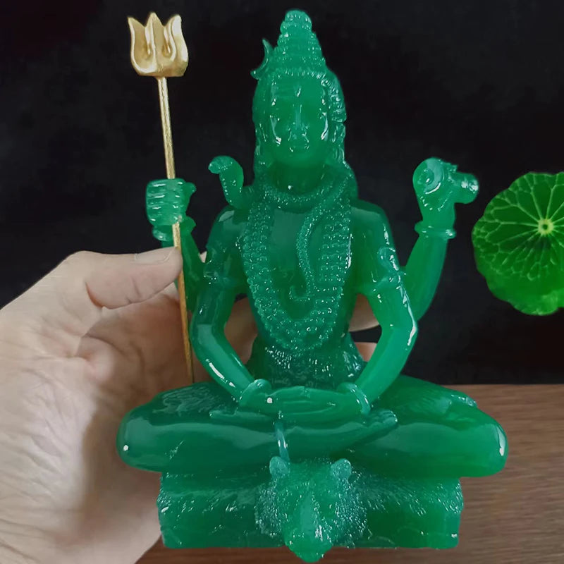 Figura Golden Shiva Hindu Ganesha 14 cm · Decoración Setup Gamer y Escritorio