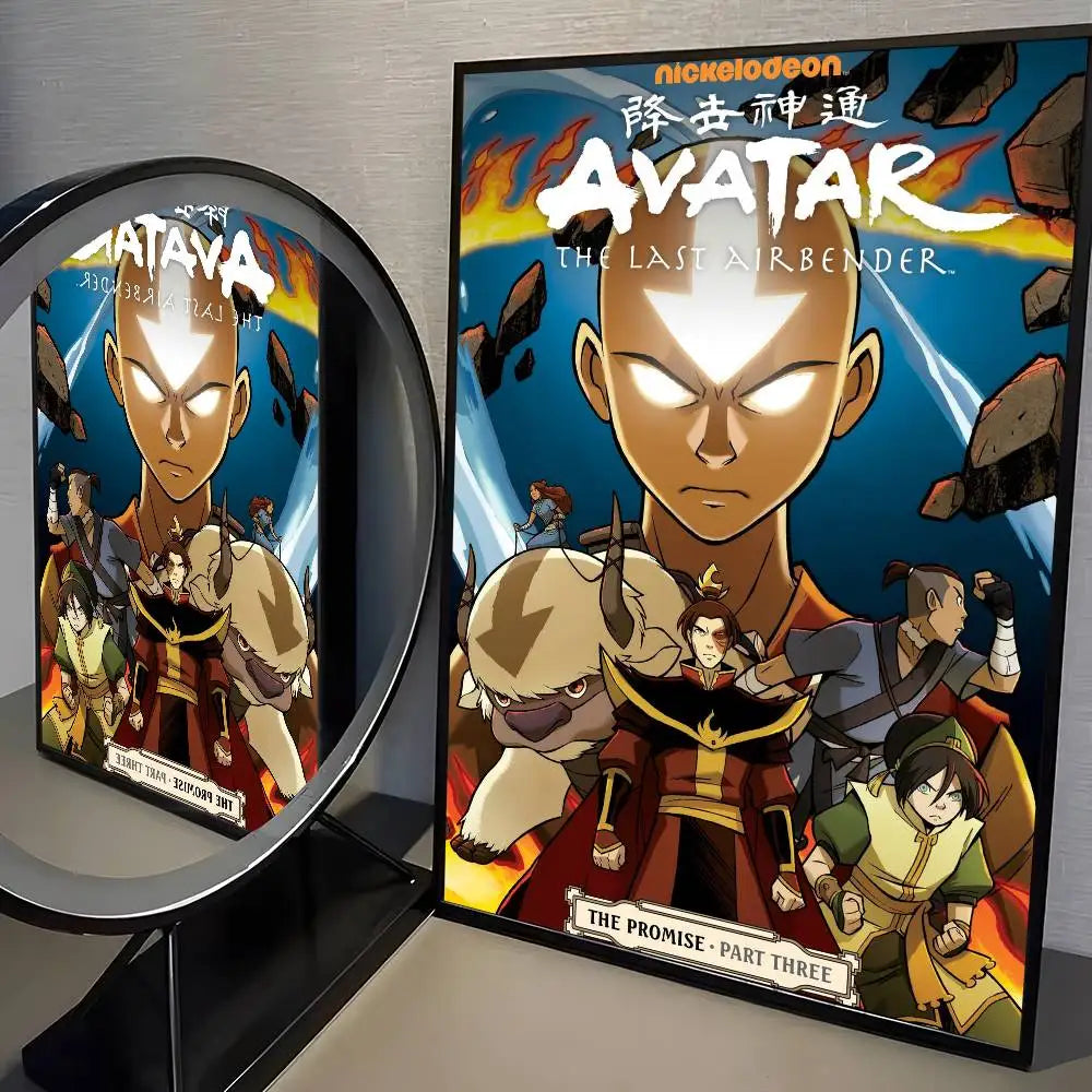 Poster Avatar The Last Airbender · Decoración Setup Gamer y Escritorio