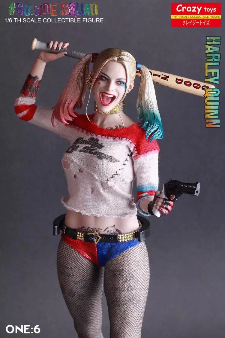 Figura Harley Quinn 1/6 th 28.5cm · Decoración Setup Gamer y Escritorio