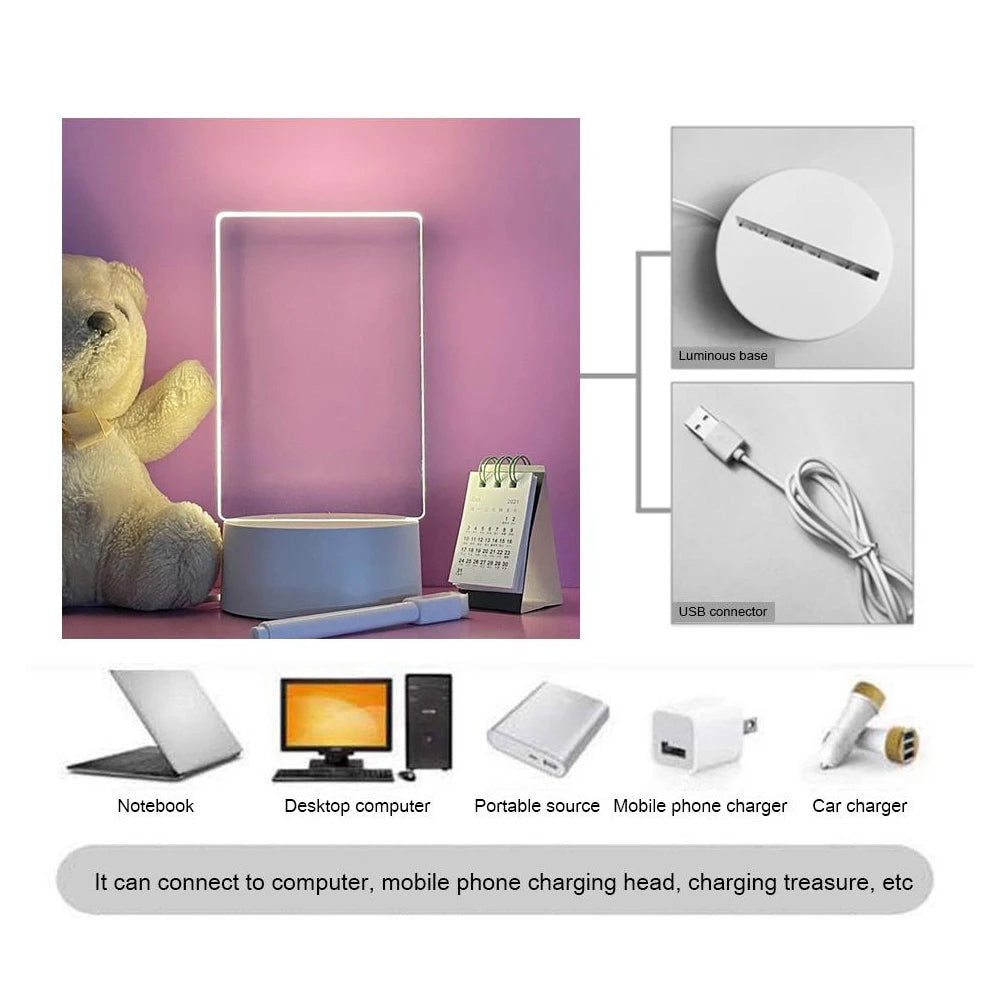 Iluminación LED Transparent Luminous Night · Iluminación Setup Gaming
