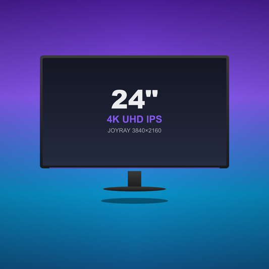 Monitor JOYRAY 24" 4K UHD IPS · 3840×2160 Setup Profesional y Gaming