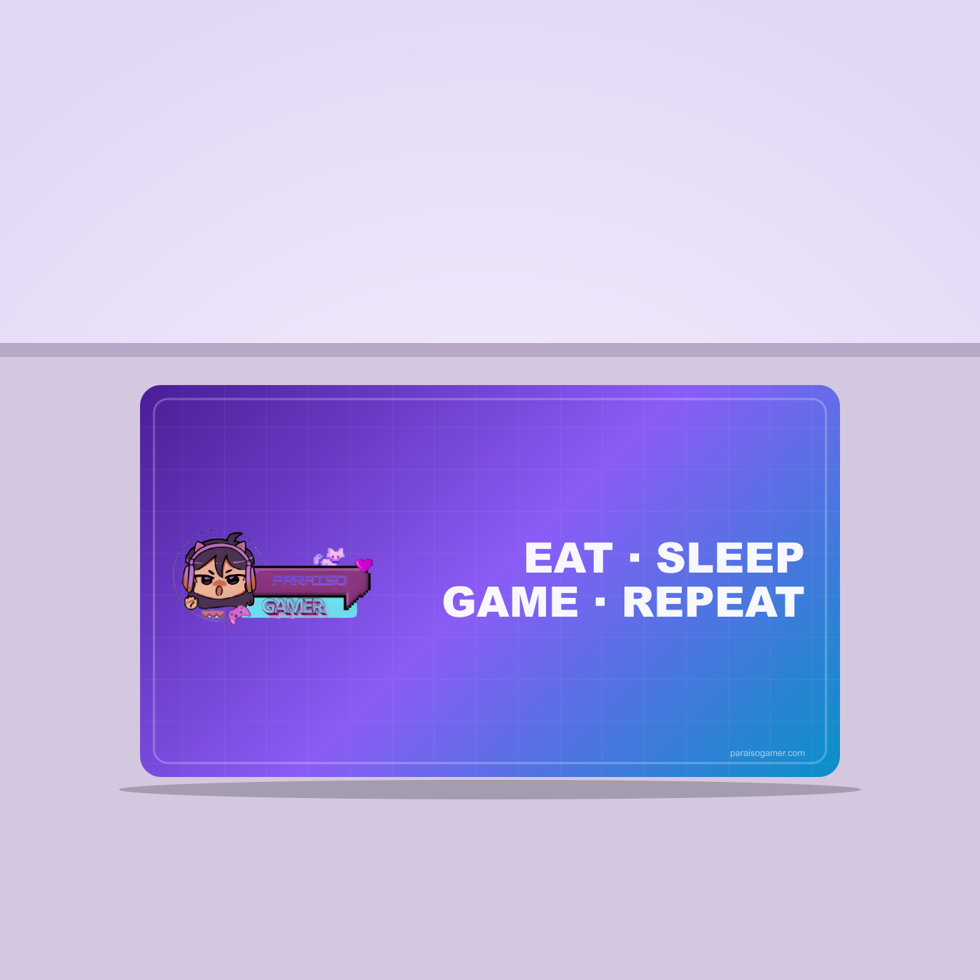 Eat · Sleep · Game · Repeat Alfombra suelo