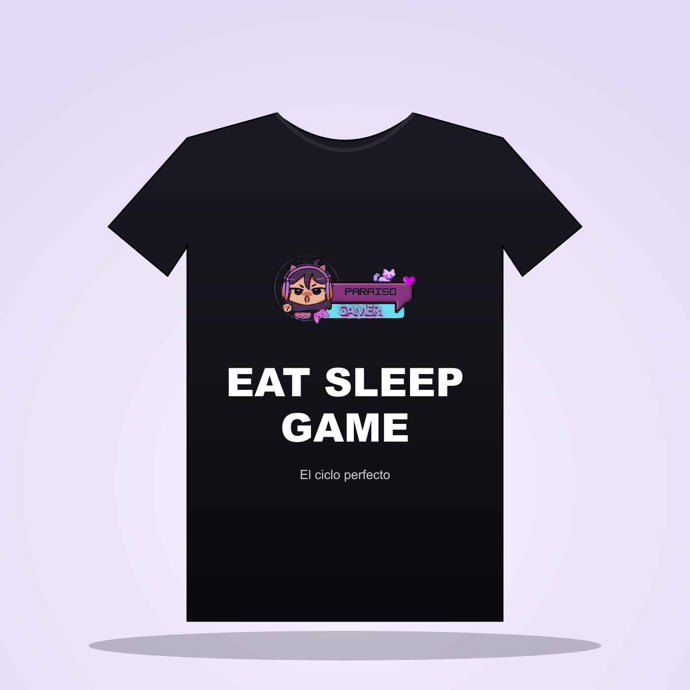Eat · Sleep · Game · Repeat Camiseta