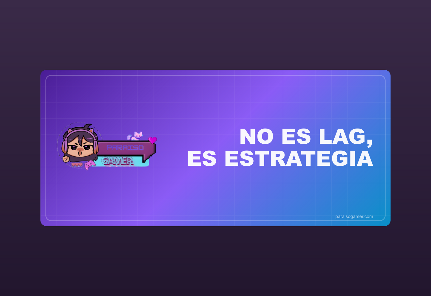 No Es Lag, Es Estrategia Alfombrilla XXL
