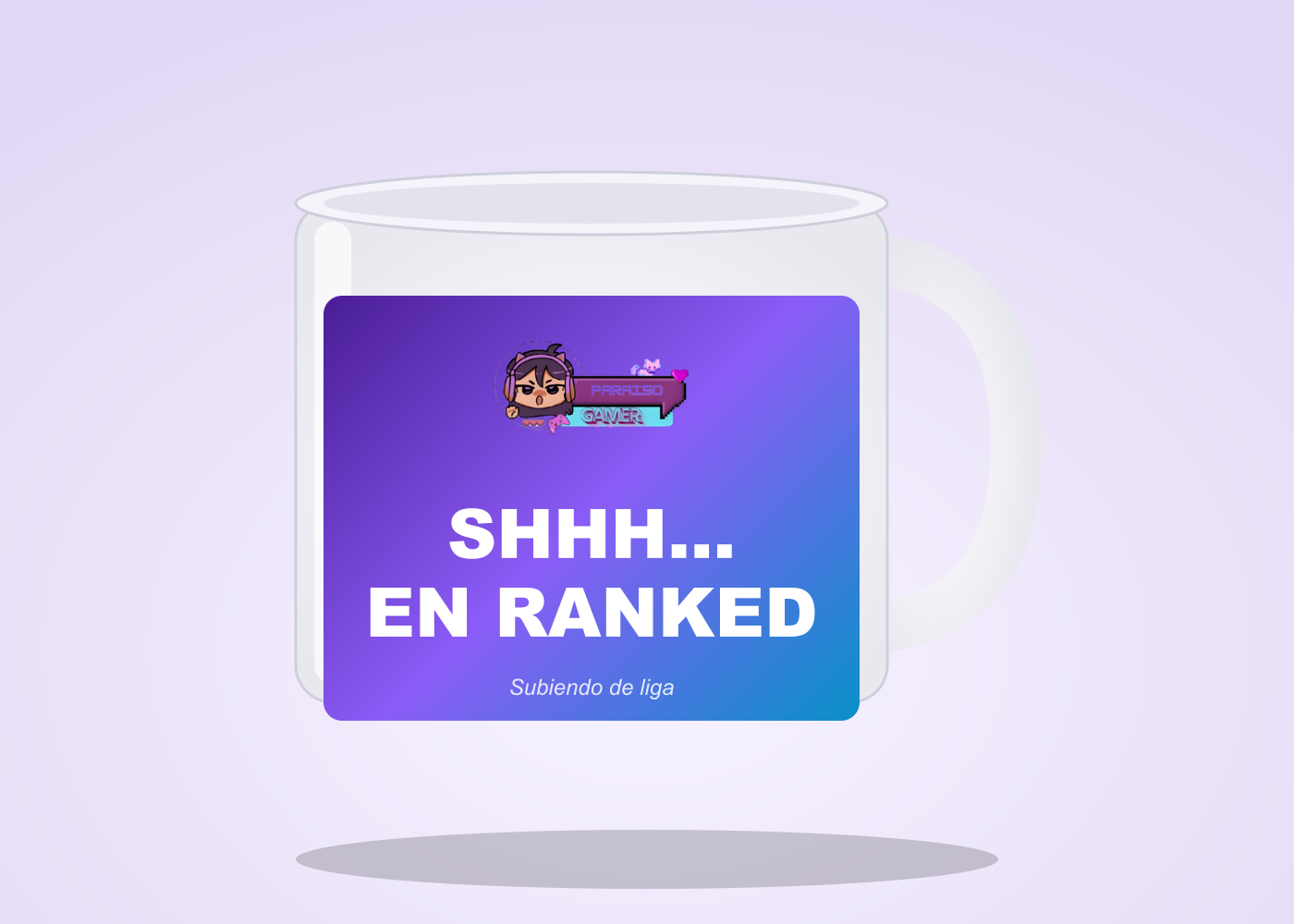 Merch Gamer · Shhh... En Ranked - Taza