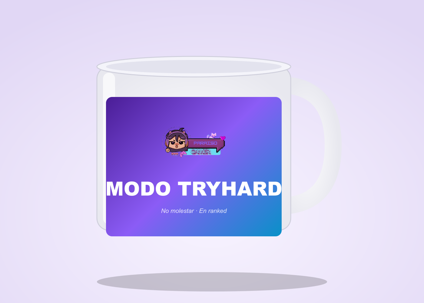 Merch Gamer · Modo Tryhard Activado - Taza