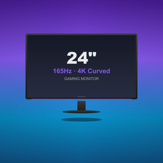 Monitor Curvo IPS Gaming · 165Hz 2K/4K para Setup Compacto · Mejor Precio