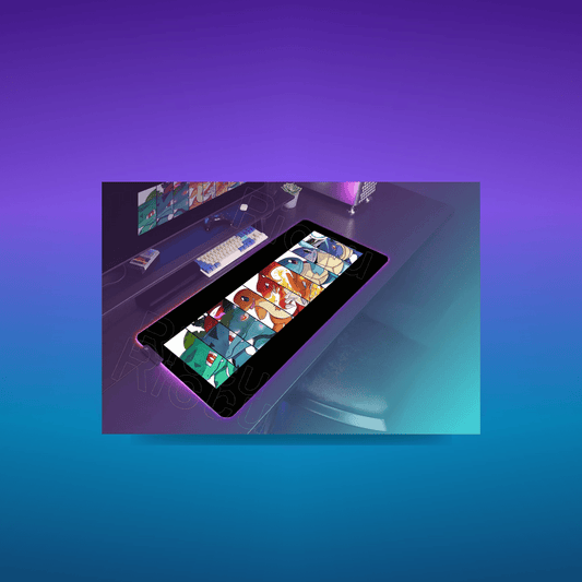 Ratón Gaming Mouse Pad Anime RGB · Setup Gamer