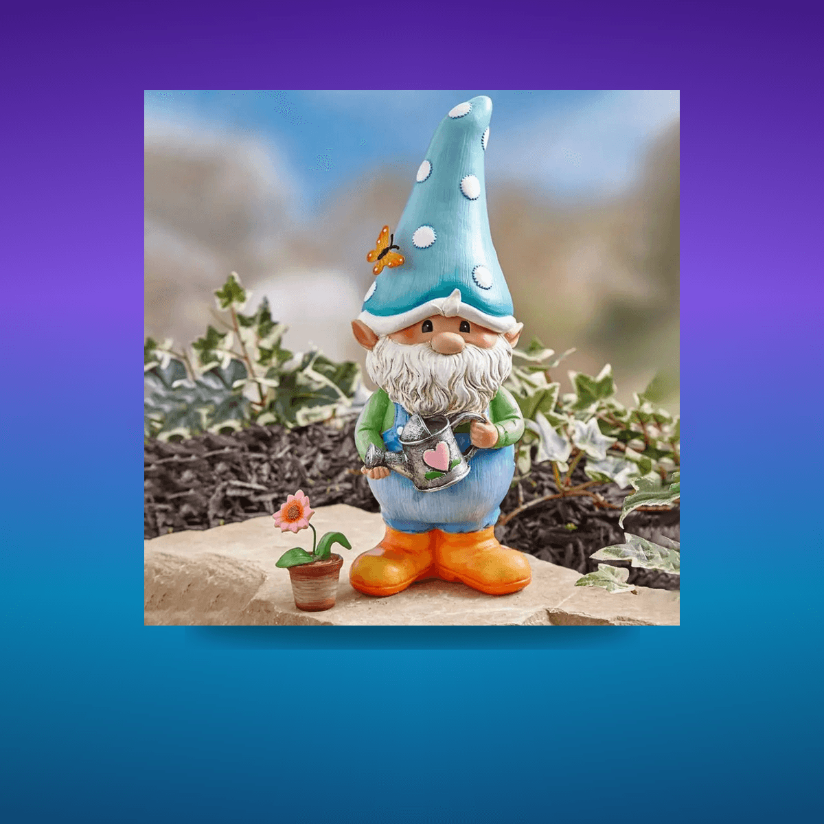 Figura Handmade Garden Gnome Dwarf 8cm · Decoración Setup Gamer y Escritorio