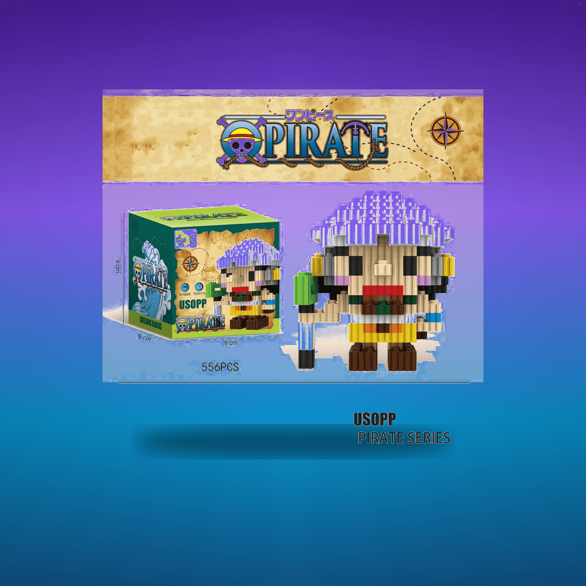 Figura One Building Block Sanji One Piece · Decoración Setup Gamer y Escritorio