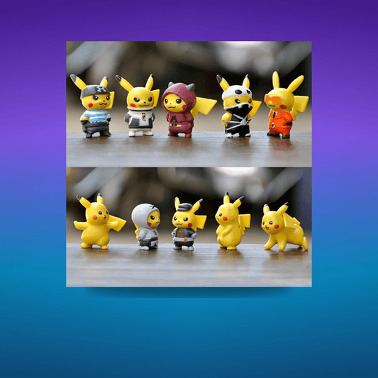 Figura movie dolls 4CM Pikachu Pokemon 4CM · Decoración Setup Gamer y Escritorio