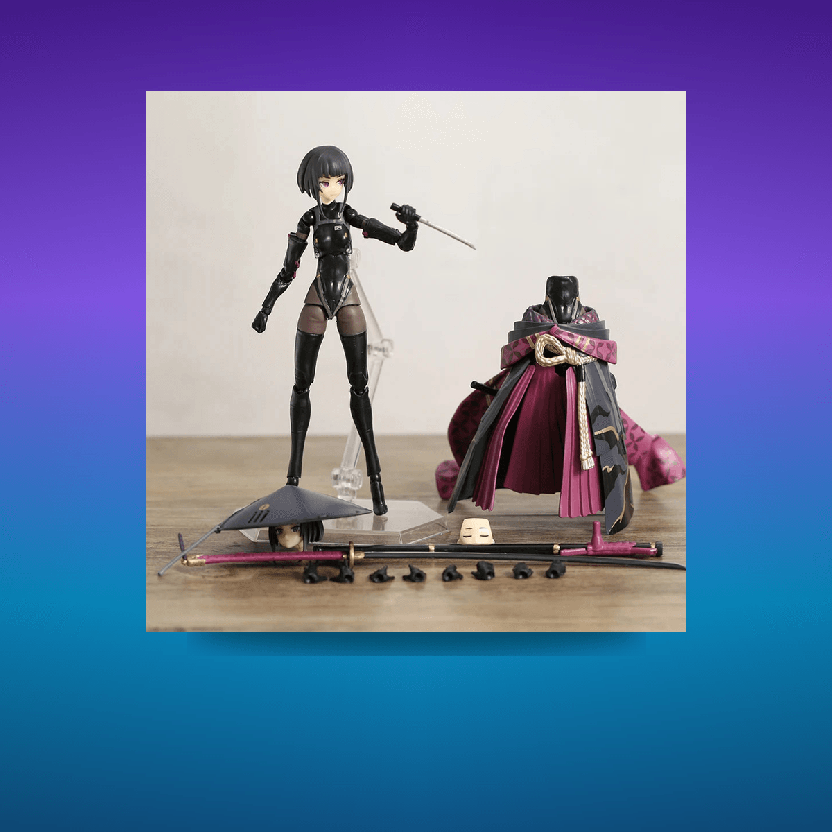 Figura Figma #549 Falslander Ronin 14cm · Decoración Setup Gamer y Escritorio