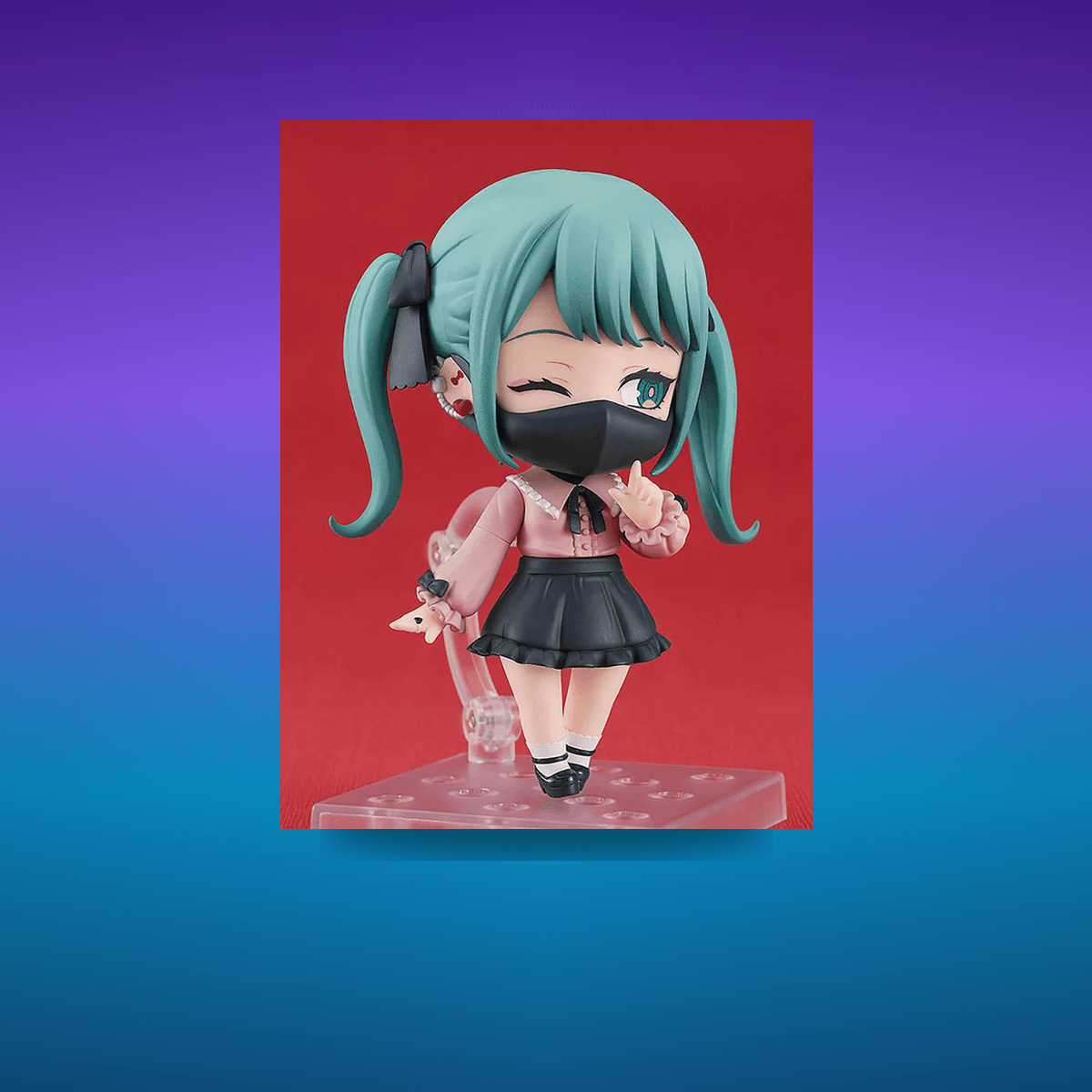 Figura Miku Vampire Ver Chibi · Decoración Setup Gamer y Escritorio