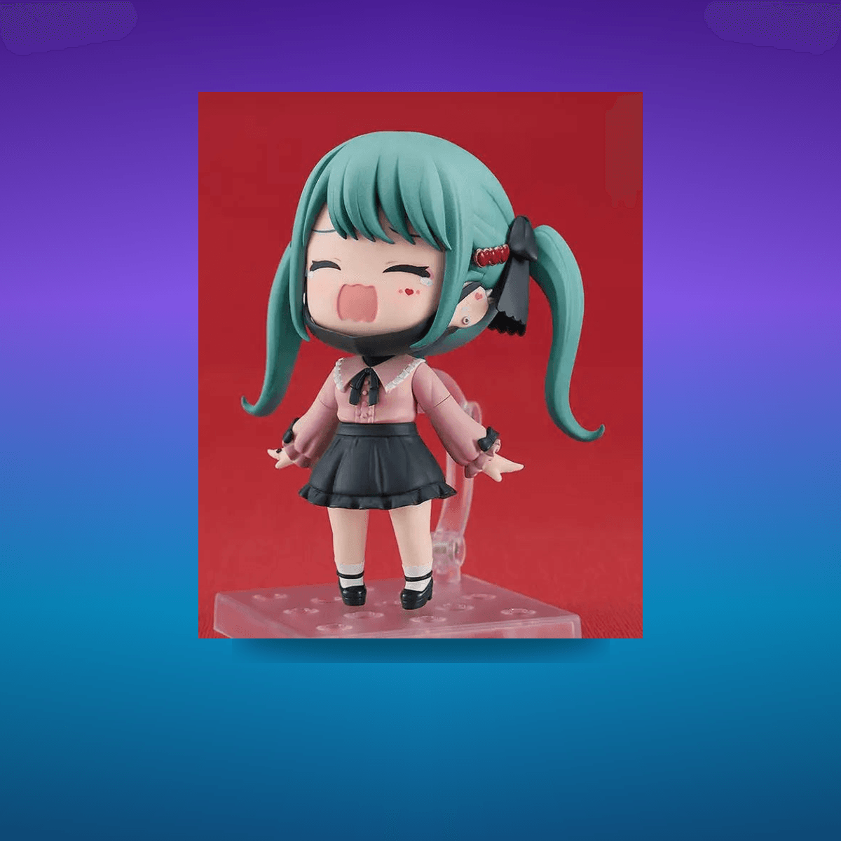 Figura Miku Vampire Ver Chibi · Decoración Setup Gamer y Escritorio