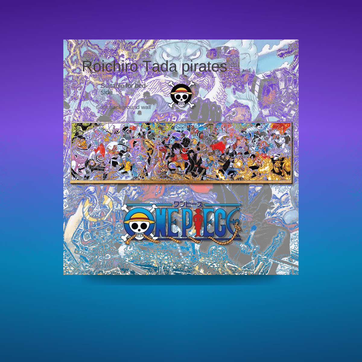 Poster One Family Photo Hanging One Piece · Decoración Setup Gamer y Escritorio