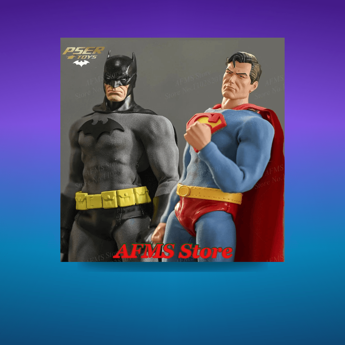 Figura PSERTOYS 1/12 Scale Batman 19cm · Decoración Setup Gamer y Escritorio