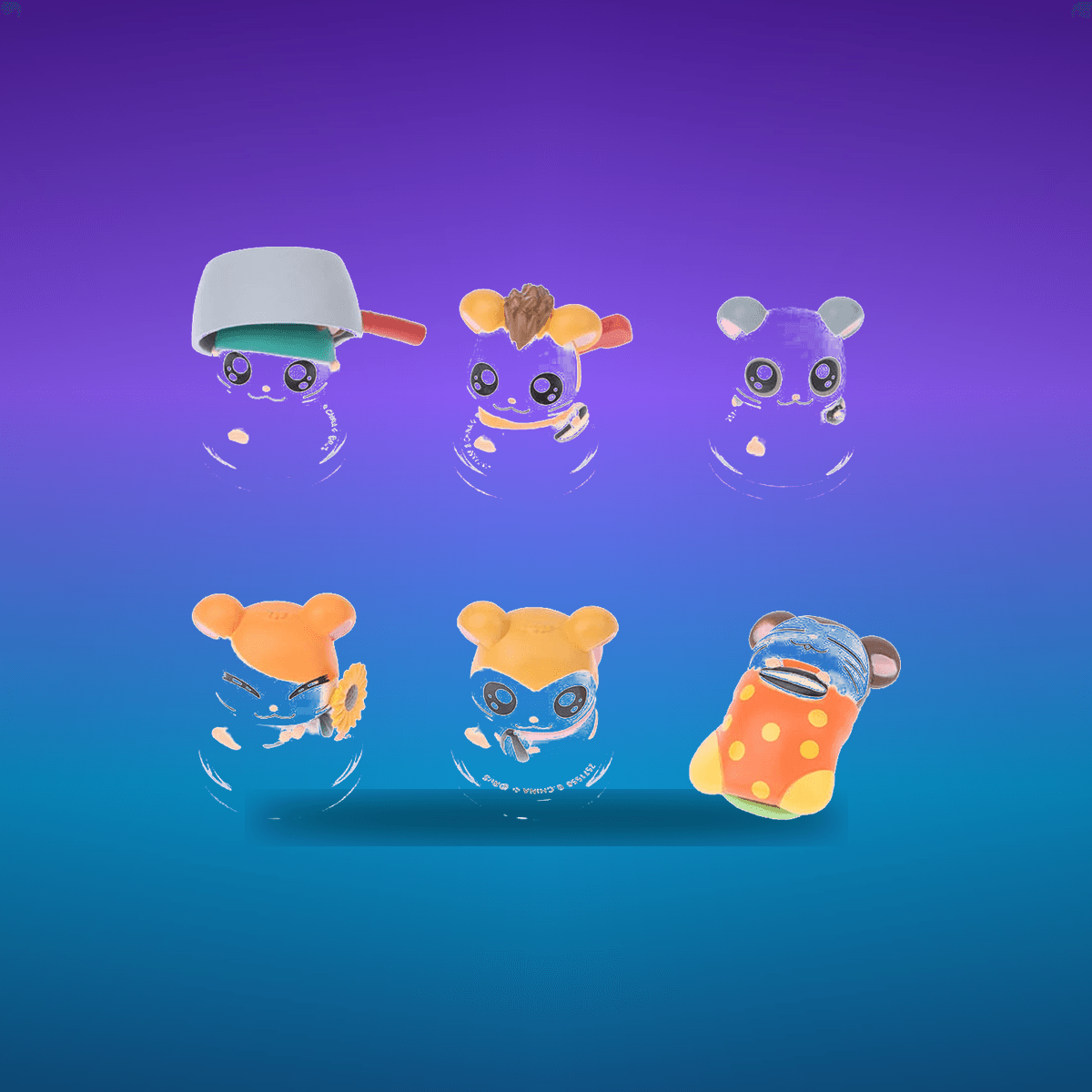 Figura Hamtaro Kawaii Hamster Hamtaro · Decoración Setup Gamer y Escritorio