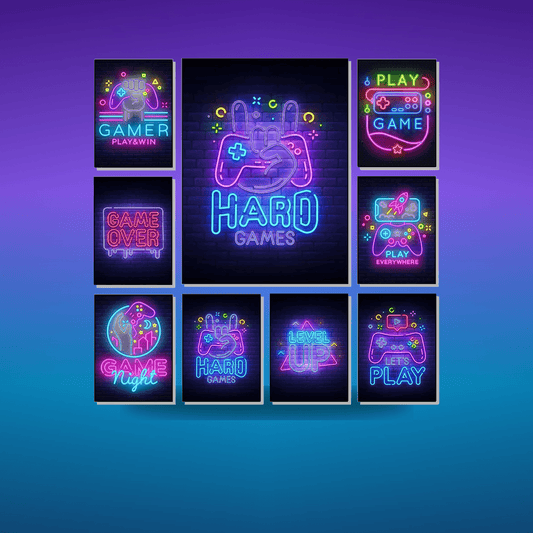 Neón LED Gaming Quotes Game · Iluminación Setup Gaming