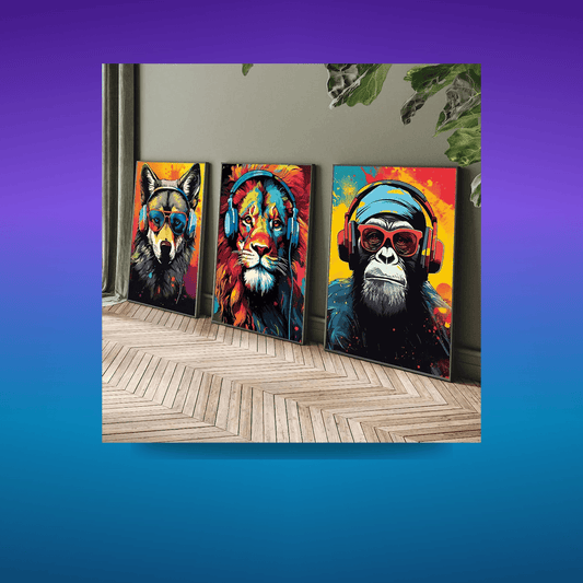 Auriculares Cool Posters Animal · Sonido Gaming