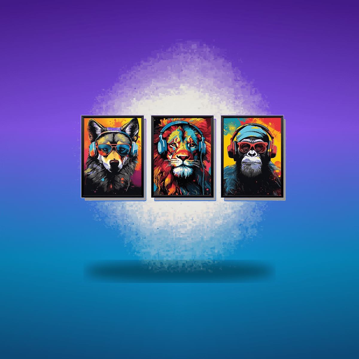 Auriculares Cool Posters Animal · Sonido Gaming