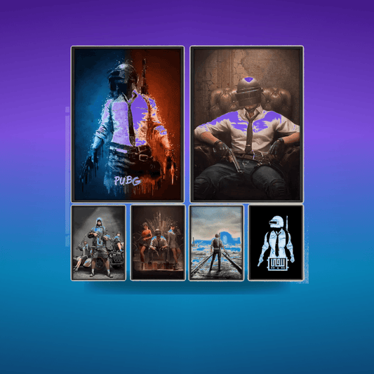 Poster P-PUBG GAME Fancy Wall · Decoración Setup Gamer y Escritorio