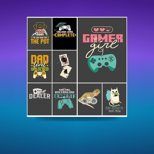 Poster Gaming Room Game Over · Decoración Setup Gamer y Escritorio