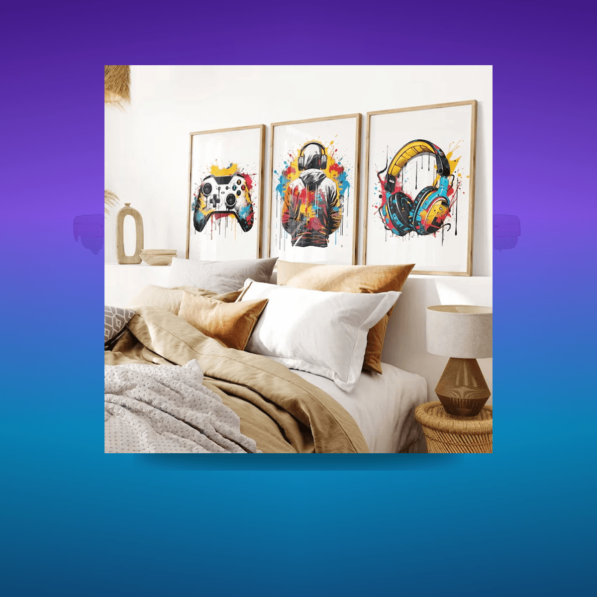 Poster of Gaming Prints Gamer · Decoración Setup Gamer y Escritorio