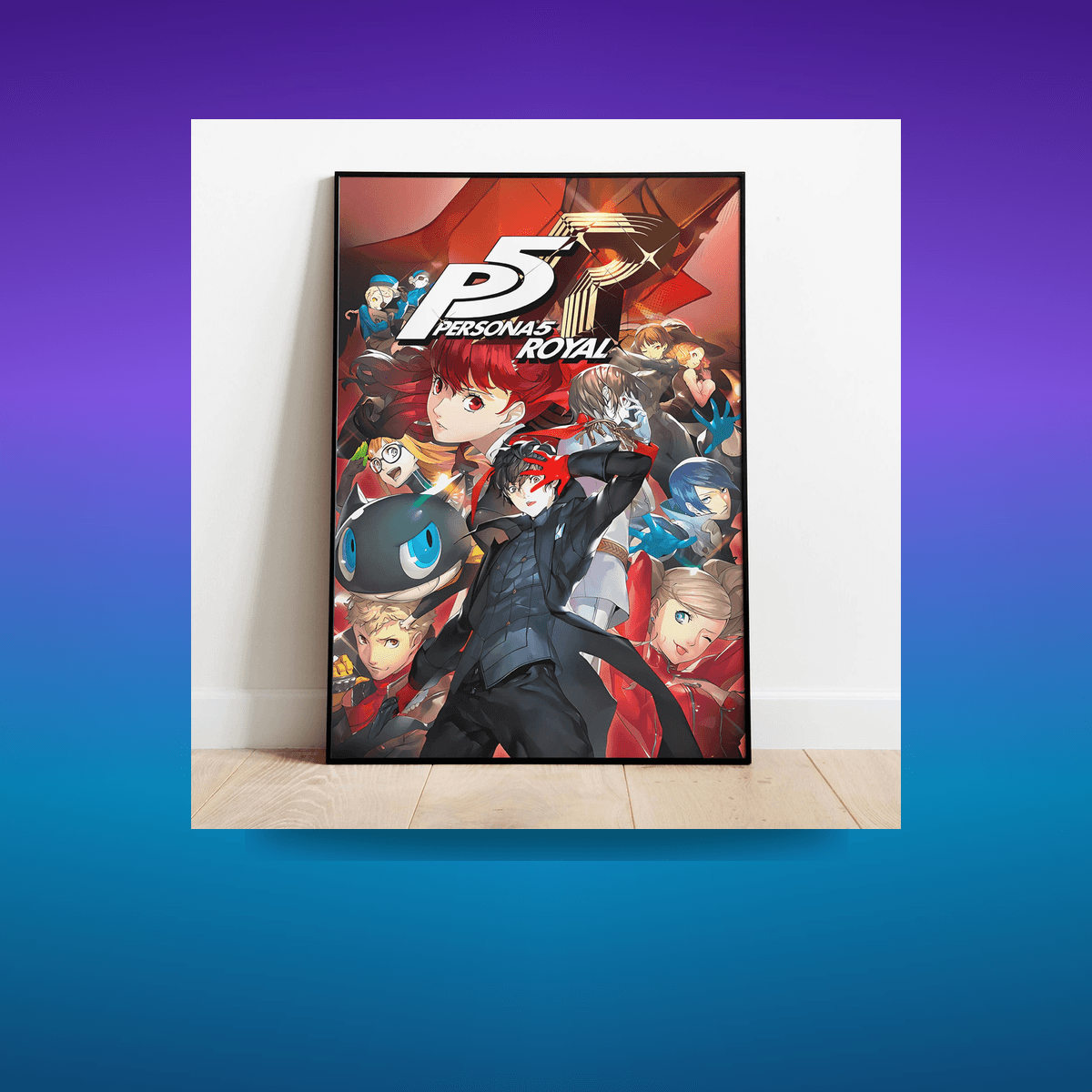 Poster P-Persona P5 Games Print · Decoración Setup Gamer y Escritorio