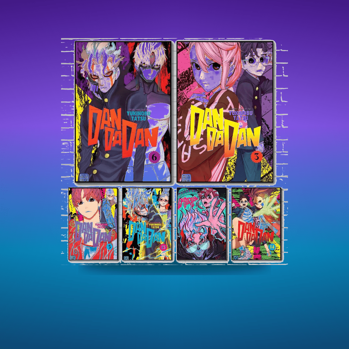 Poster D-Dandandan painting with prints · Decoración Setup Gamer y Escritorio