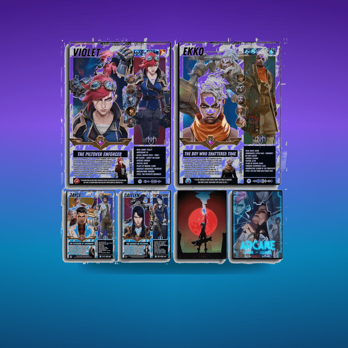 Poster A-ARCANE Movie Aesthetic Canvas · Decoración Setup Gamer y Escritorio
