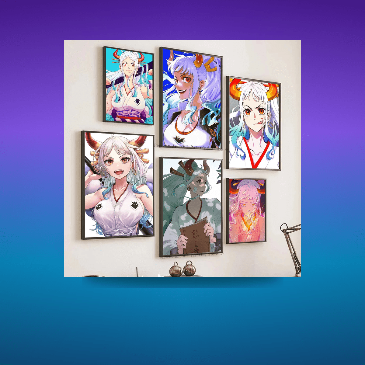 Poster Yamato O-onepiece Art Print · Decoración Setup Gamer y Escritorio