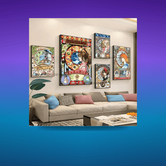 Poster Miyazaki Hayao Art Print · Decoración Setup Gamer y Escritorio