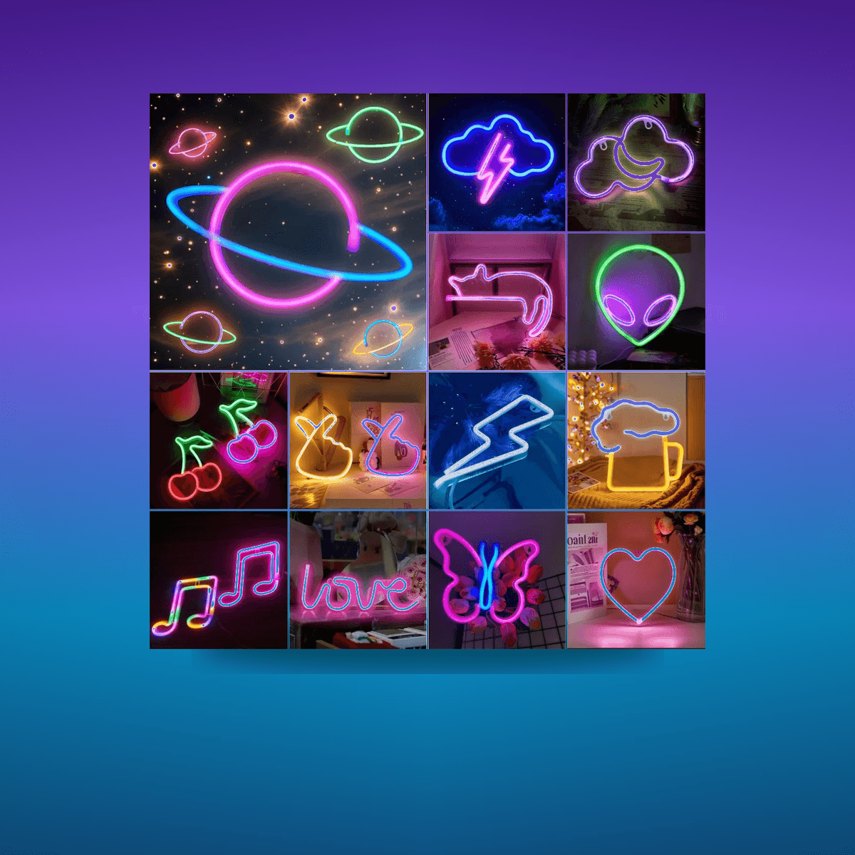 Neón LED /Battery Bar Game · Iluminación Setup Gaming