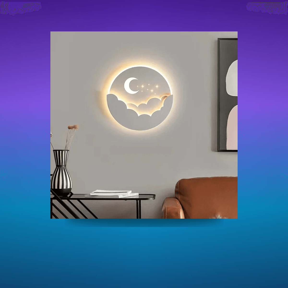 Lámpara LED Modern Sconce Interior · Iluminación Setup Gaming
