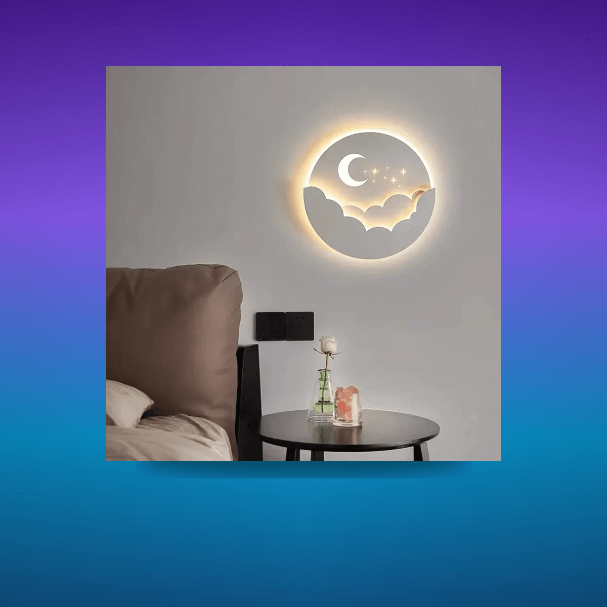 Lámpara LED Modern Sconce Interior · Iluminación Setup Gaming