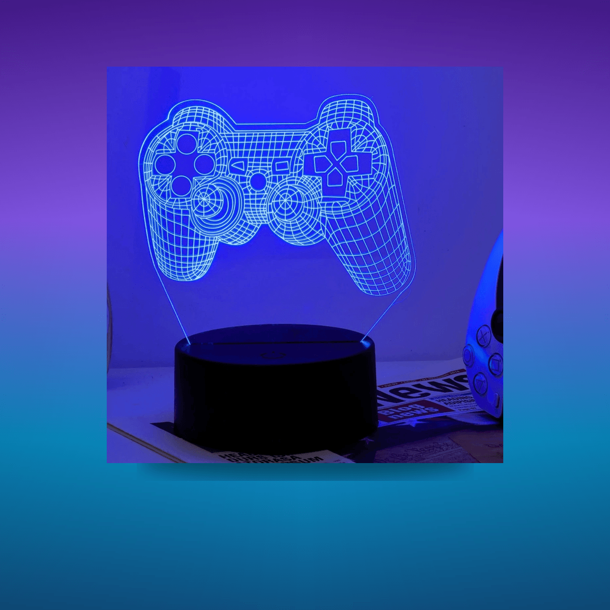 Lámpara LED modern game controller · Iluminación Setup Gaming