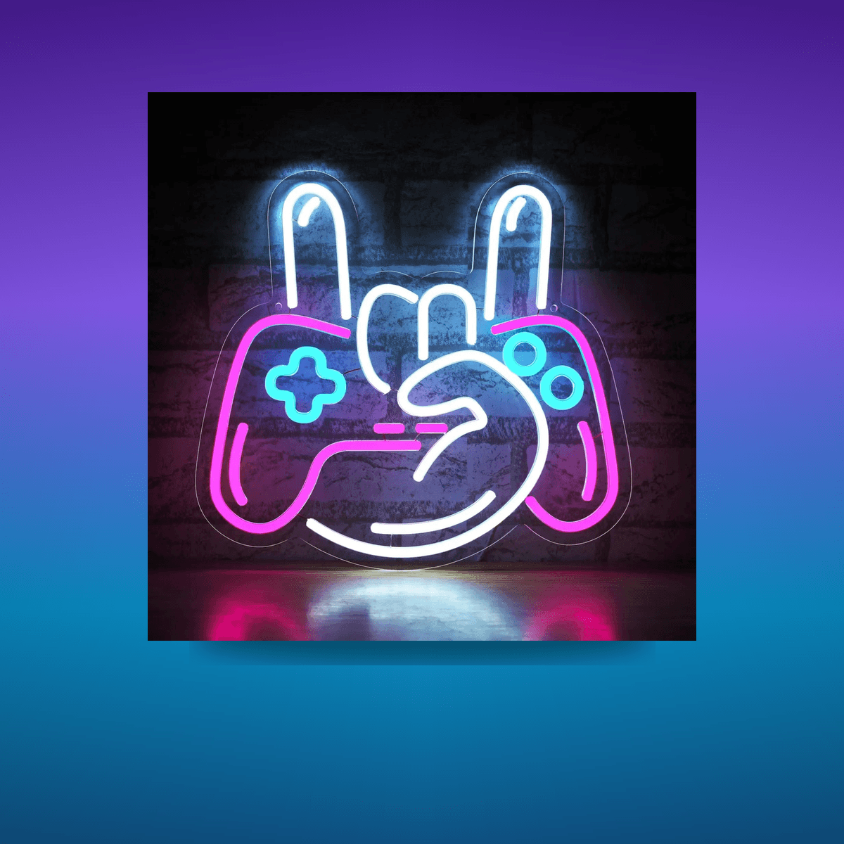 Neón LED Gamer Lightness Controllable · Iluminación Setup Gaming